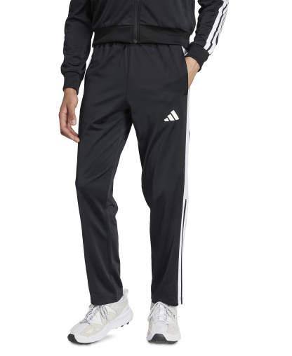 adidas Men's Stripe Logo Snap Pants - Black/white