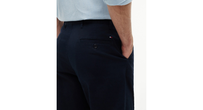 Tommy Hilfiger Men's Regular-Straight Fit Stretch Chino Pants - Desert Sky