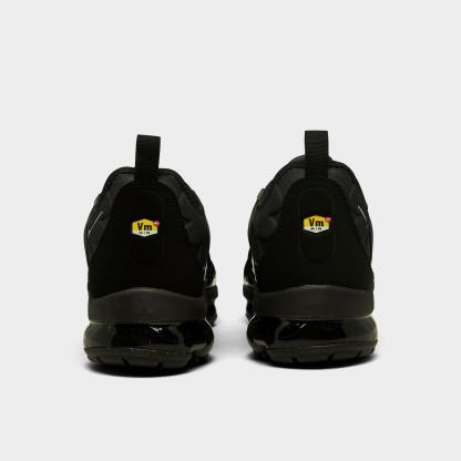 Men's Nithtke Air VaporMax Plus Running Shoes - Part 1 - Black/Aluminum - Back view