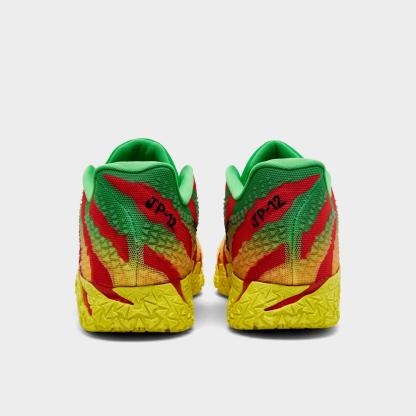 Nike Ja 3 Basketball Shoes - Green Spark/Black/University Red/Dynamic Yellow
