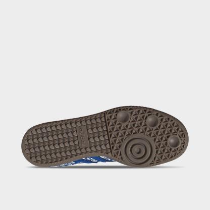 Big Kids' adidas Originals Samba OG Casual Shoes - Part 1 - Royal Blue/Royal Blue/Dark Blue - Bottom view