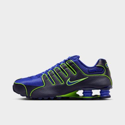 Men's Nike Shox NZ Casual Shoes - Lapis/Blue Void/Volt/Lapis