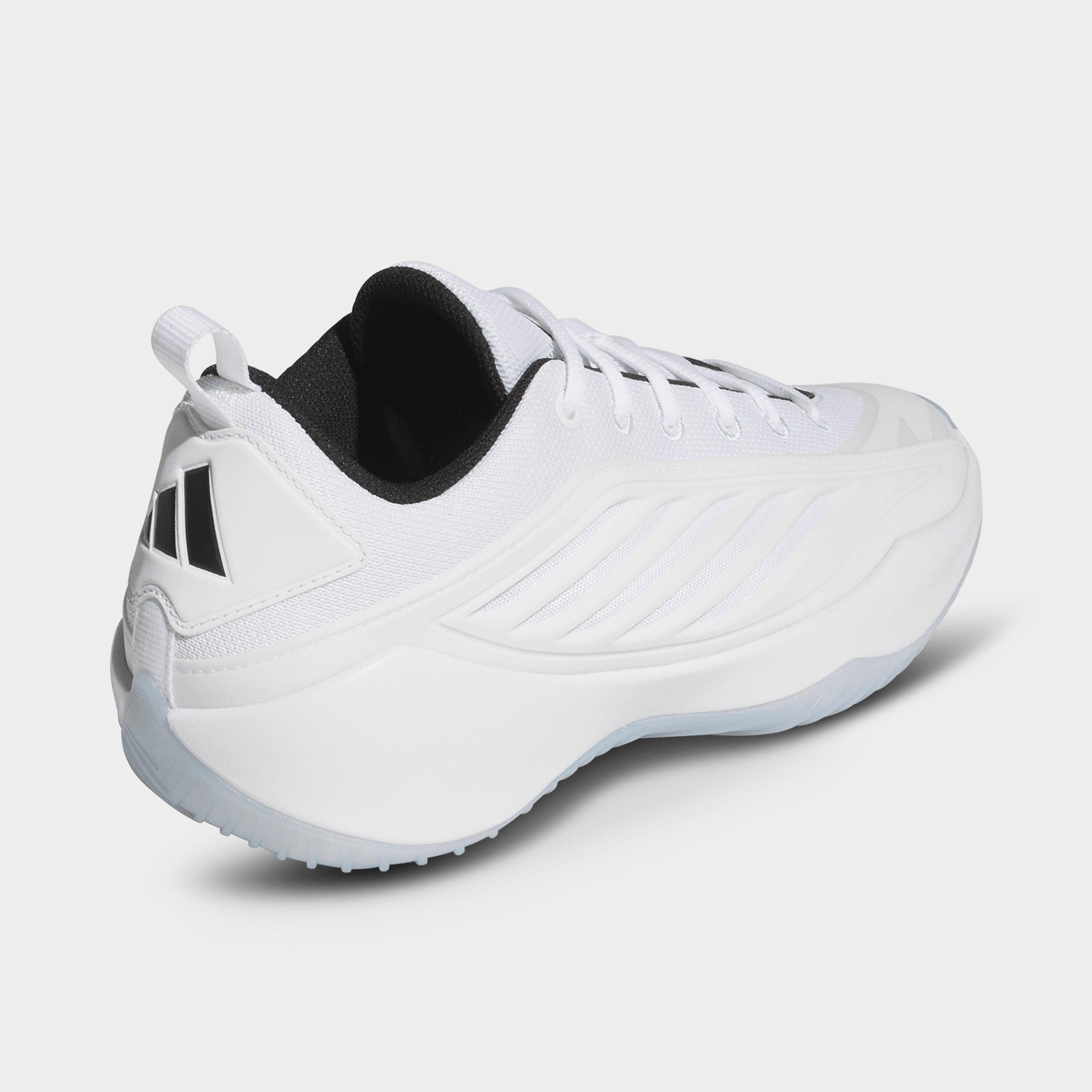 Men's adidas Believe That 1 Basketball Shoes - Cloud White/Core Black/Cloud White - Back view