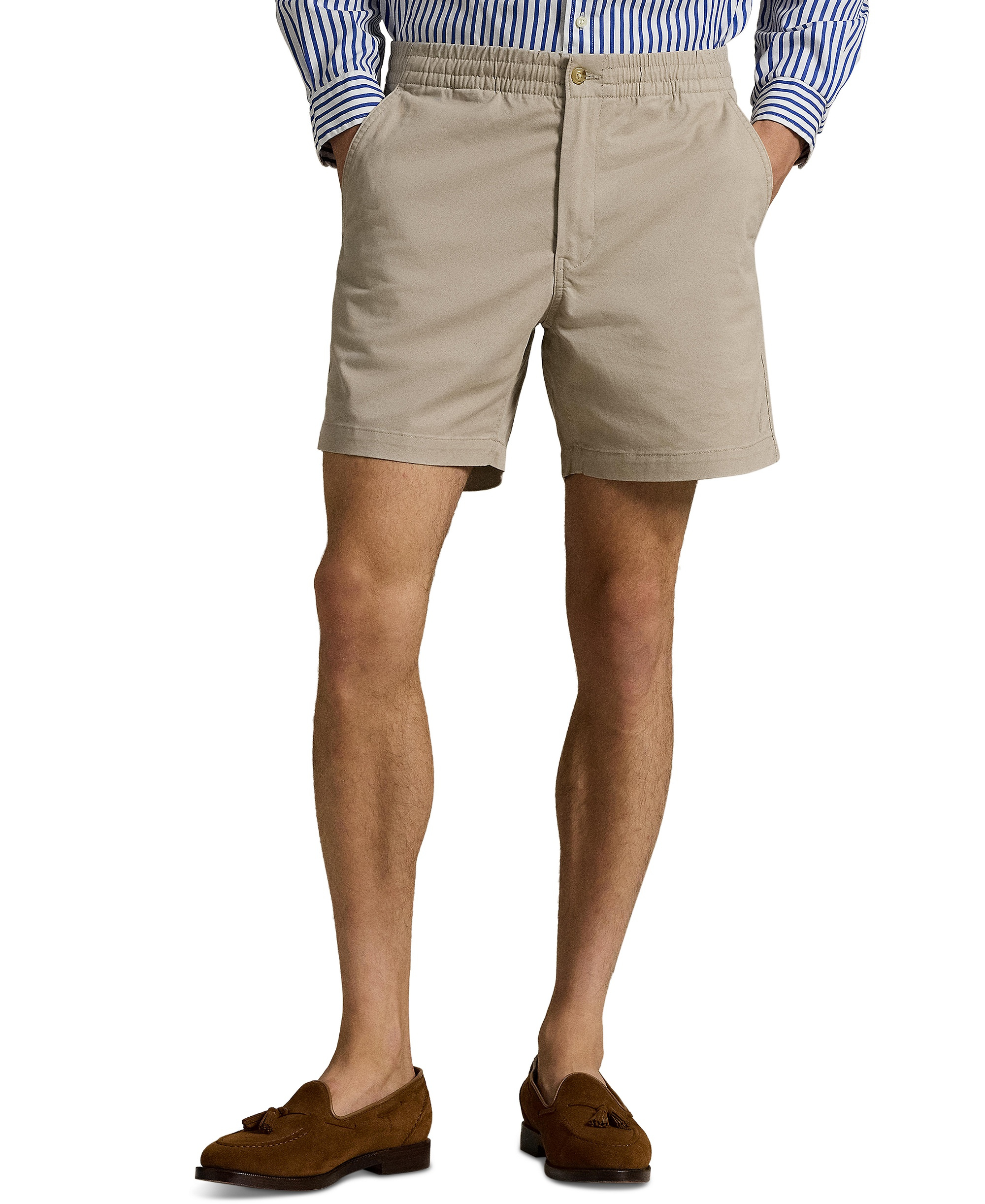 Polo Ralph Lauren Men's 6-Inch Classic-Fit Polo Prepster Shorts - Khaki Tan