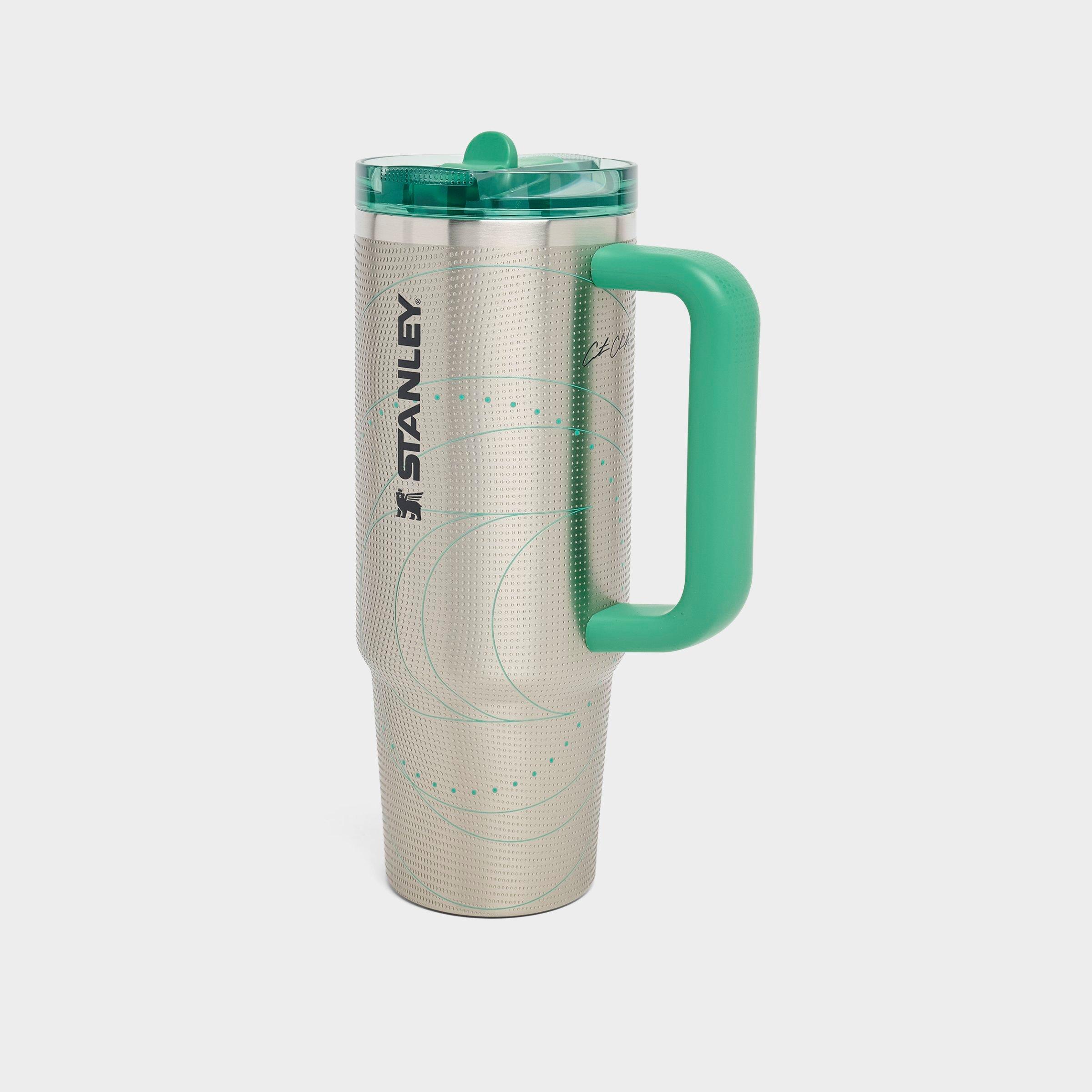 Stanley x Caitlin Clark Quencher ProTour Flip Straw Tumbler (30 oz) - Silver/Green