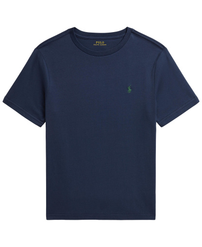 Polo Ralph Lauren Boys' 8-20 Crewneck T-Shirt - RUSTIC NAVY