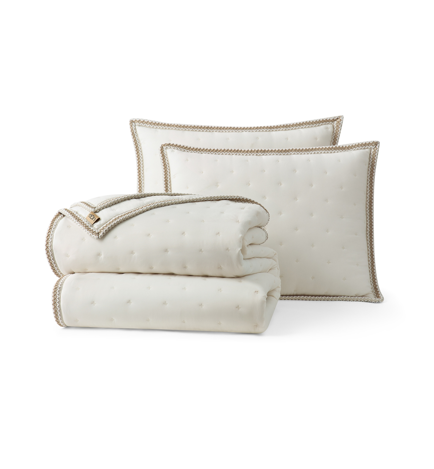 UGG® Devon UGG Braid Quilt Sets - Snow