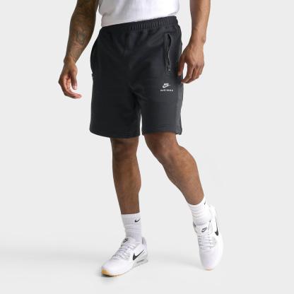 Men's Nithtke Sportswear Air Max Fleece Shorts - Black/Black/White