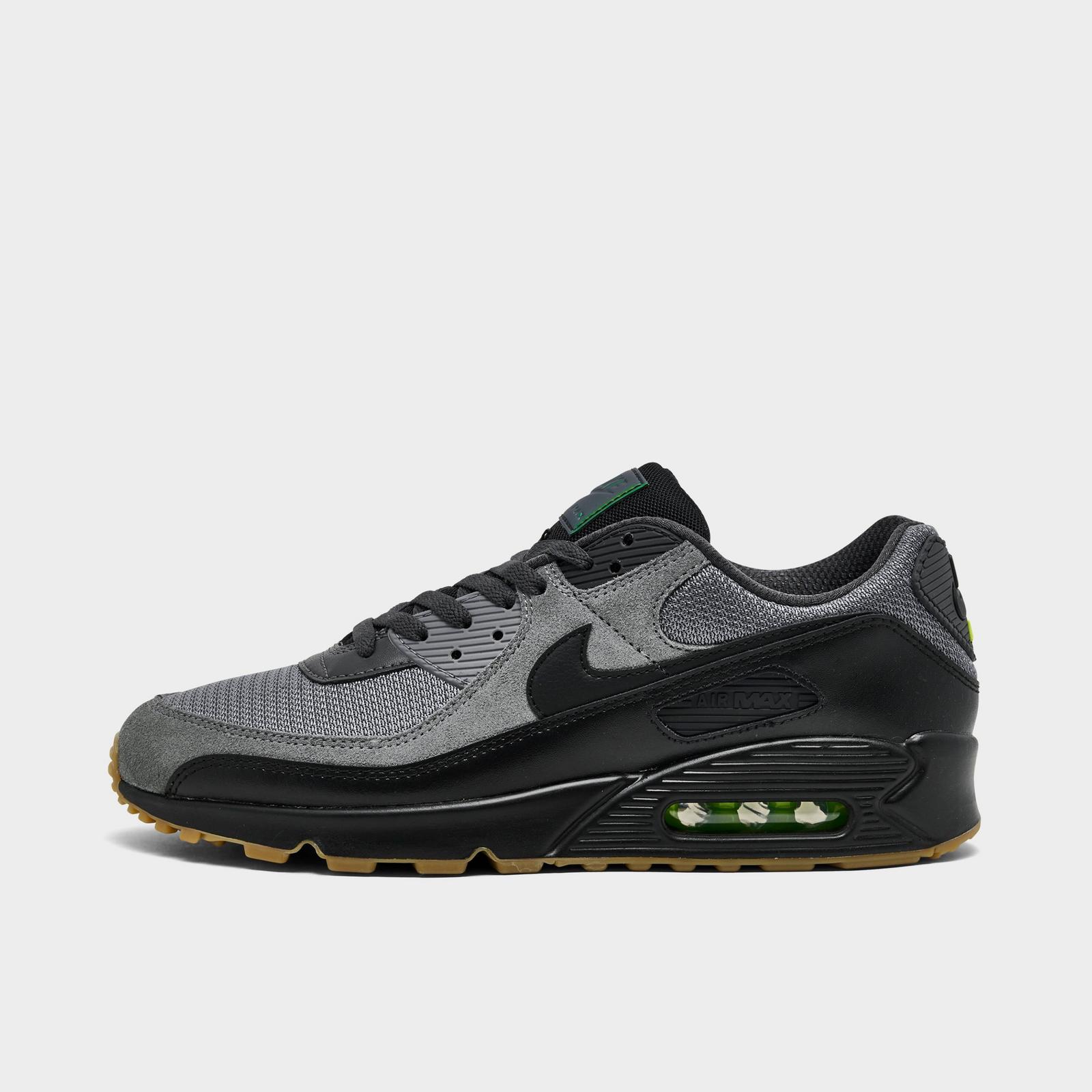 Men's Nike Air Max 90 Casual Shoes - Smoke Grey/Black/Anthracite (IQ0580-084)