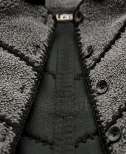 UGG Women's Ellison Fluff Shell Jacket - Charcoal Heather