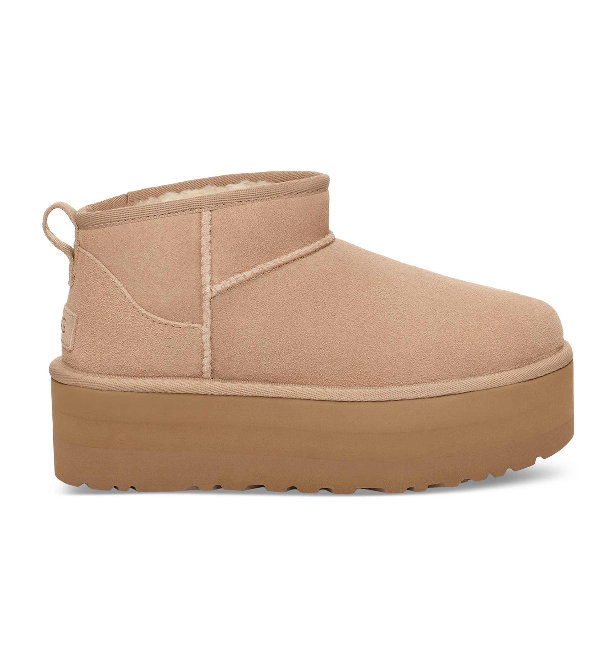 UGG® Women's Classic Ultra Mini Platform Booties - Sand