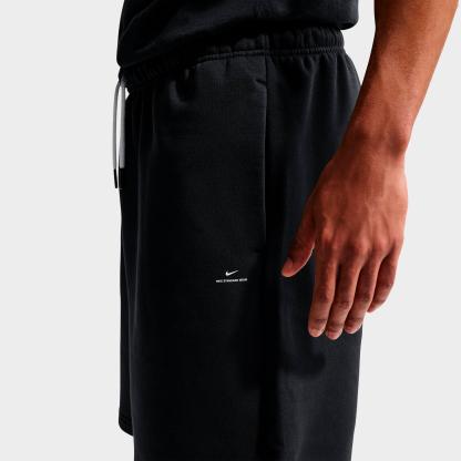 Men's Nithtke Standard Issue Therma-FIT 8" Brushed Fleece Basketball Shorts - Black/Pale Ivory