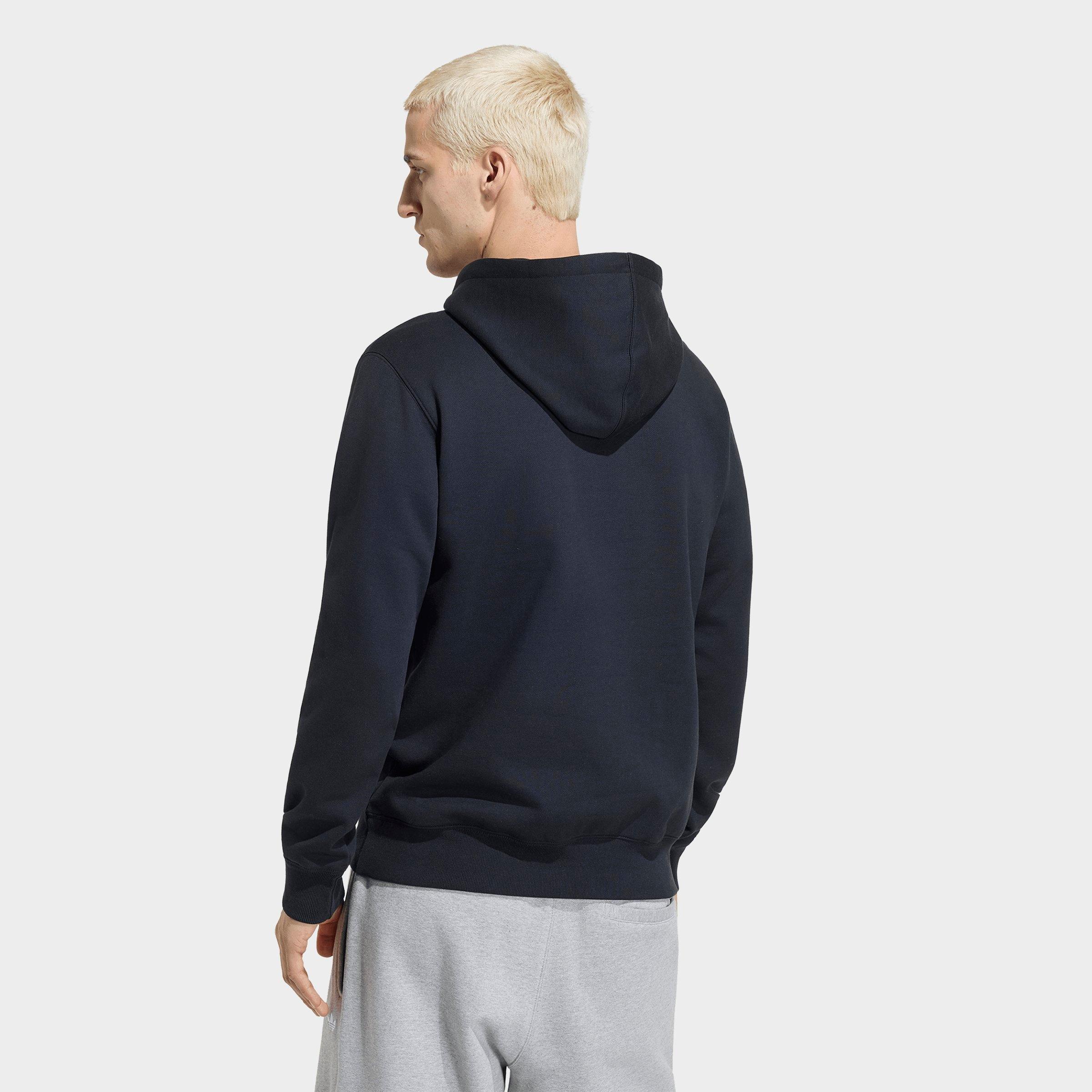 Men's adidas Originals Trefoil Essentials Hoodie - Black