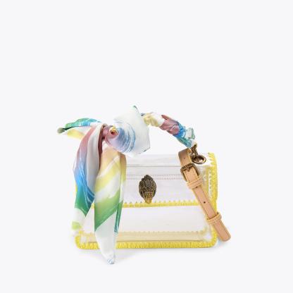 Kurt Geiger London Kurt's Cabana Mini Vinyl Kensington Bag - Yellow