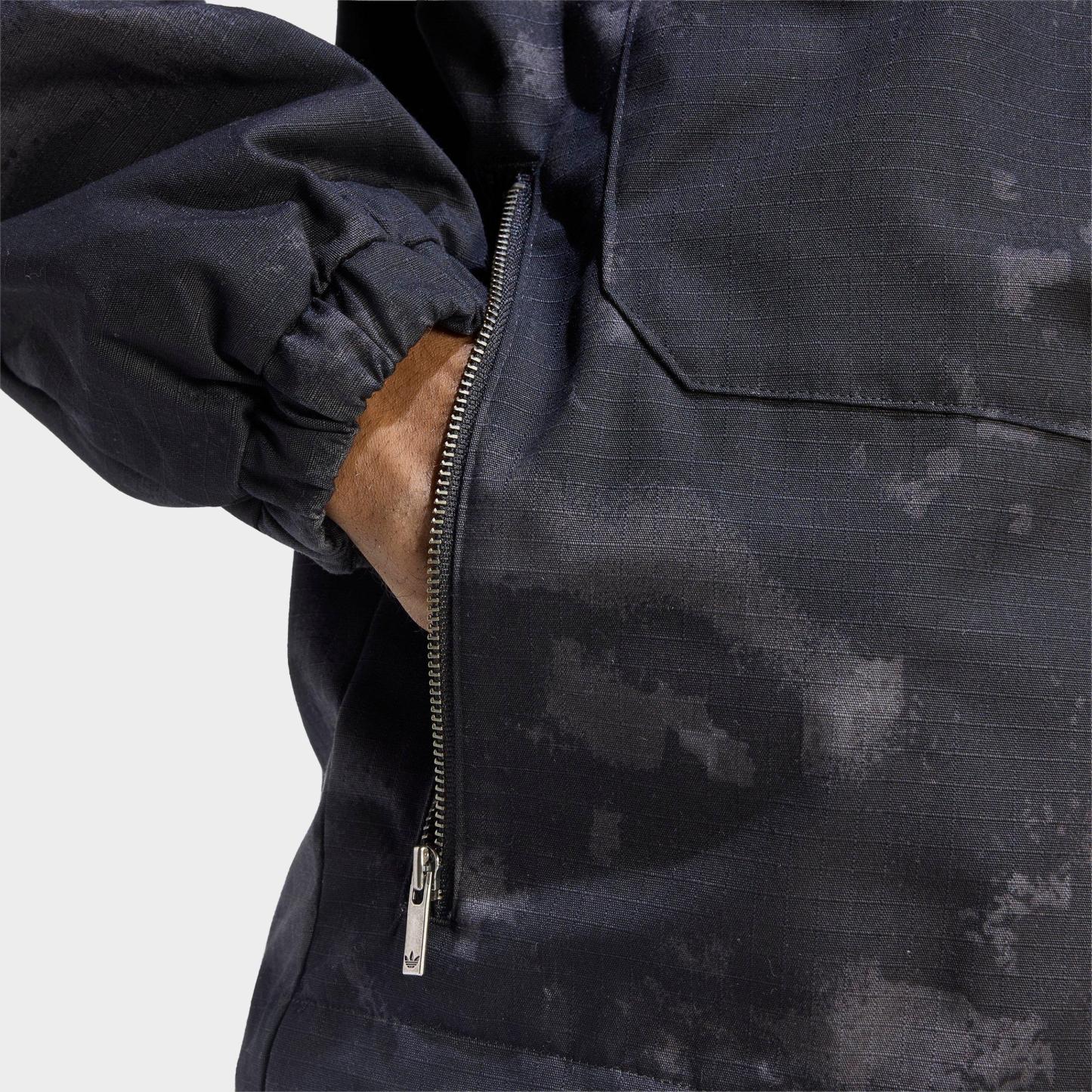 Men's adidas Originals Camo Ripstop Full-Zip Jacket - Black
