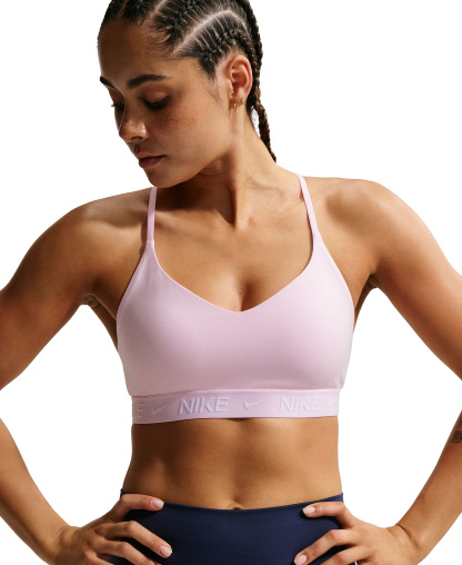 Nike Women's Indy Light-Support Padded Sports Bra - Pink Foam