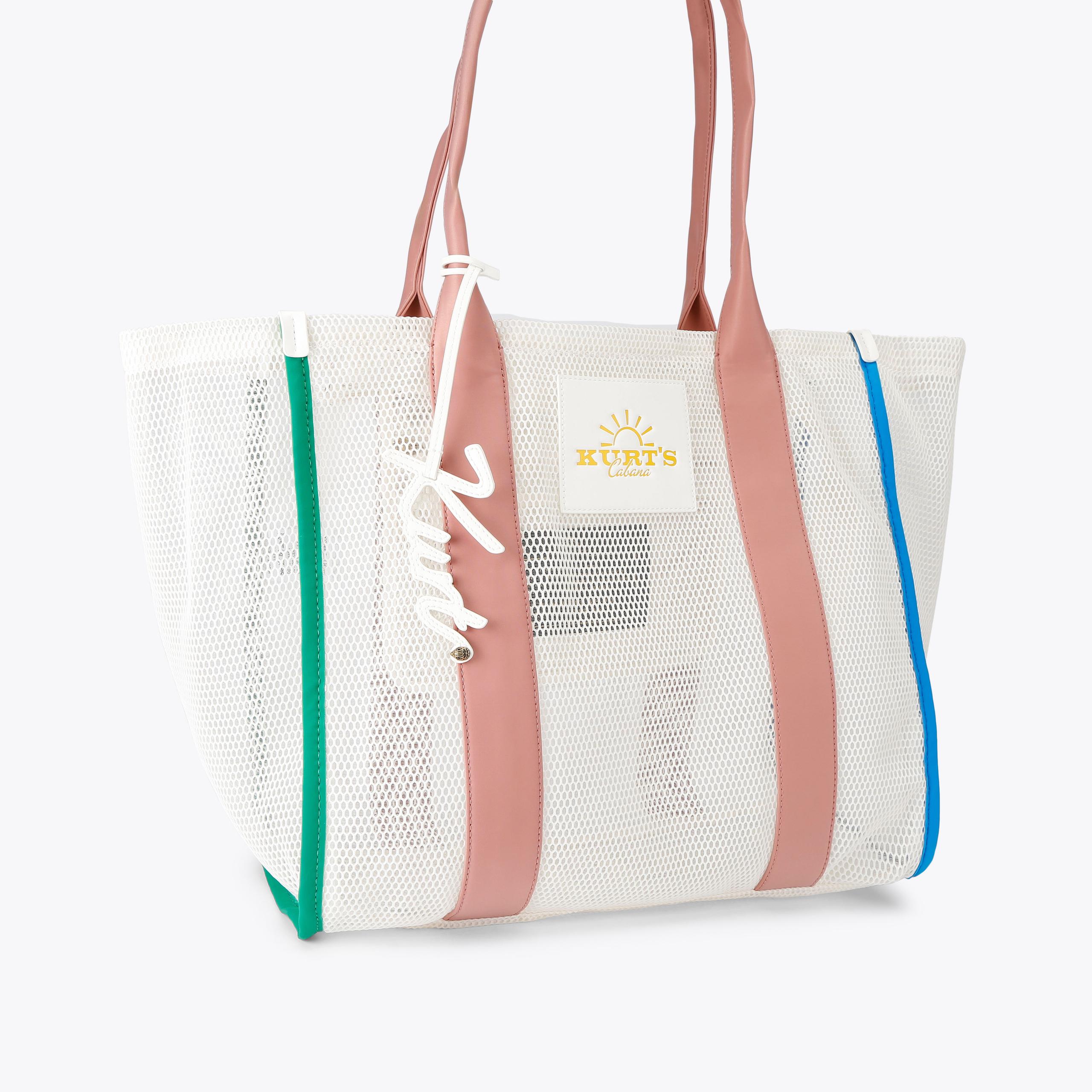 Kurt Geiger London Kurt's Cabana Large Shopper Bag - White - view 3