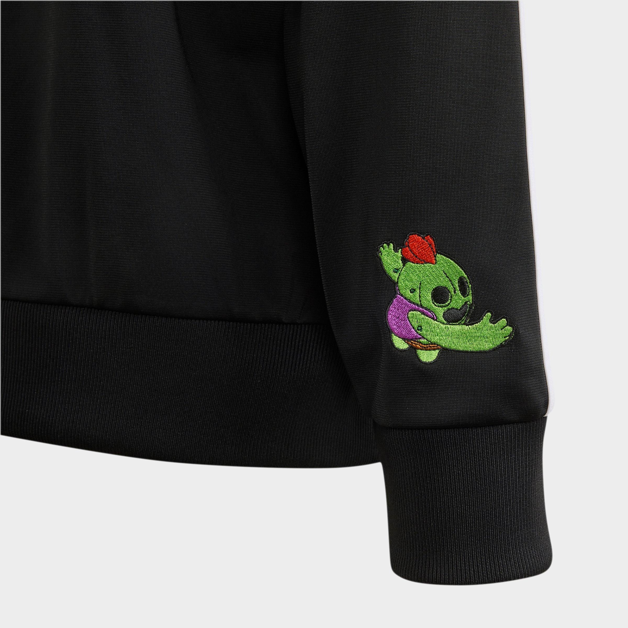 Big Kids' adidas Originals x Brawl Stars Superstar Loose Full-Zip Track Top - Black/White