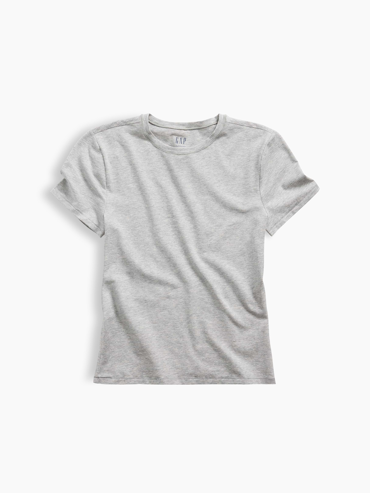 CloseKnit Jersey T-Shirt - Light heather grey