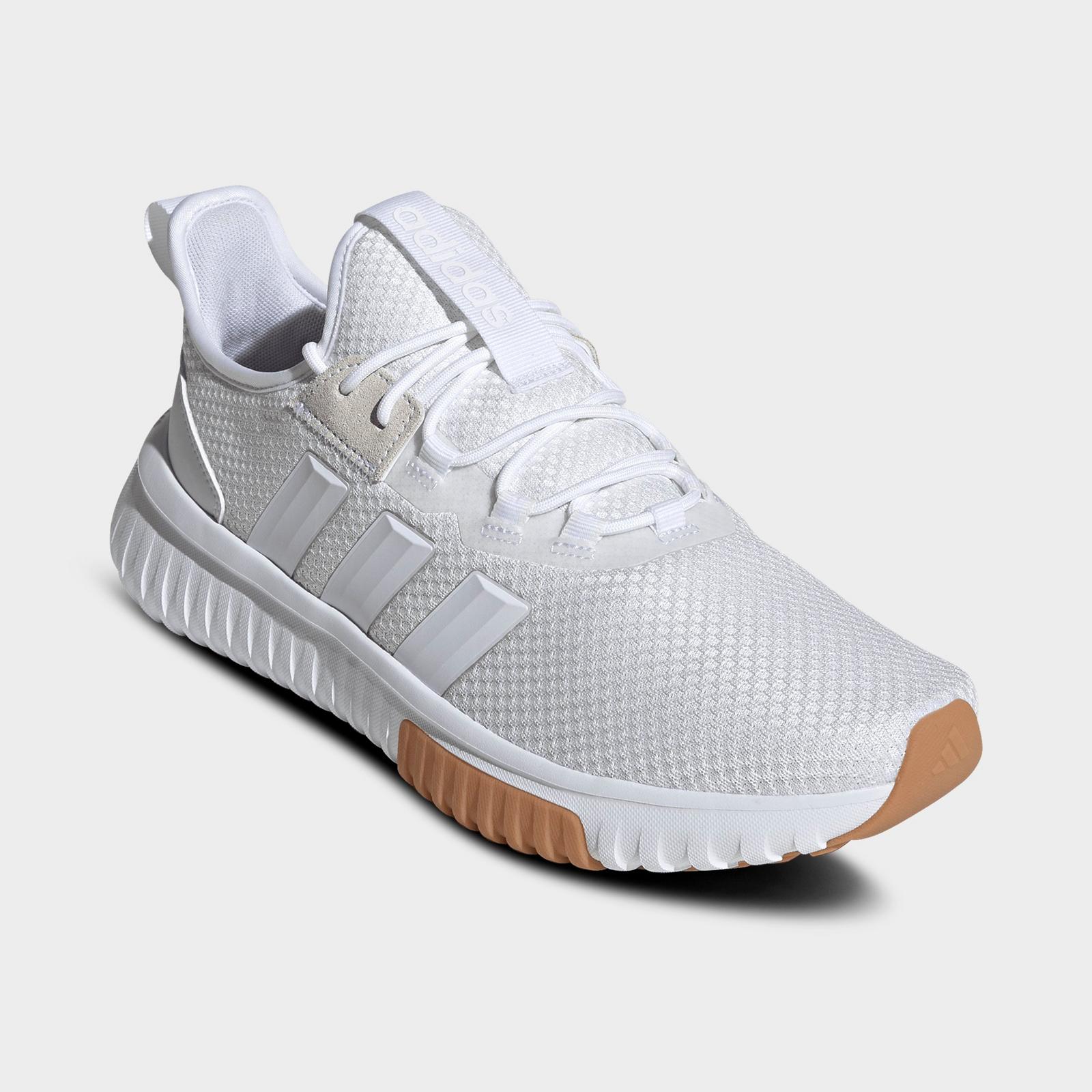 Men's adidas Kaptir 4.0 Casual Shoes - White/White/Crystal White - view 2