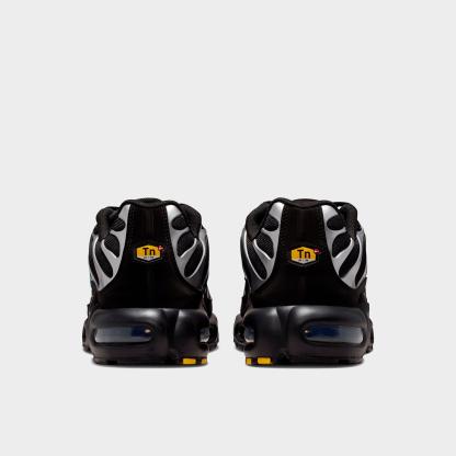 Men's Nithtke Air Max Plus Casual Shoes - Black/Chrome/Gamma Blue - Back view