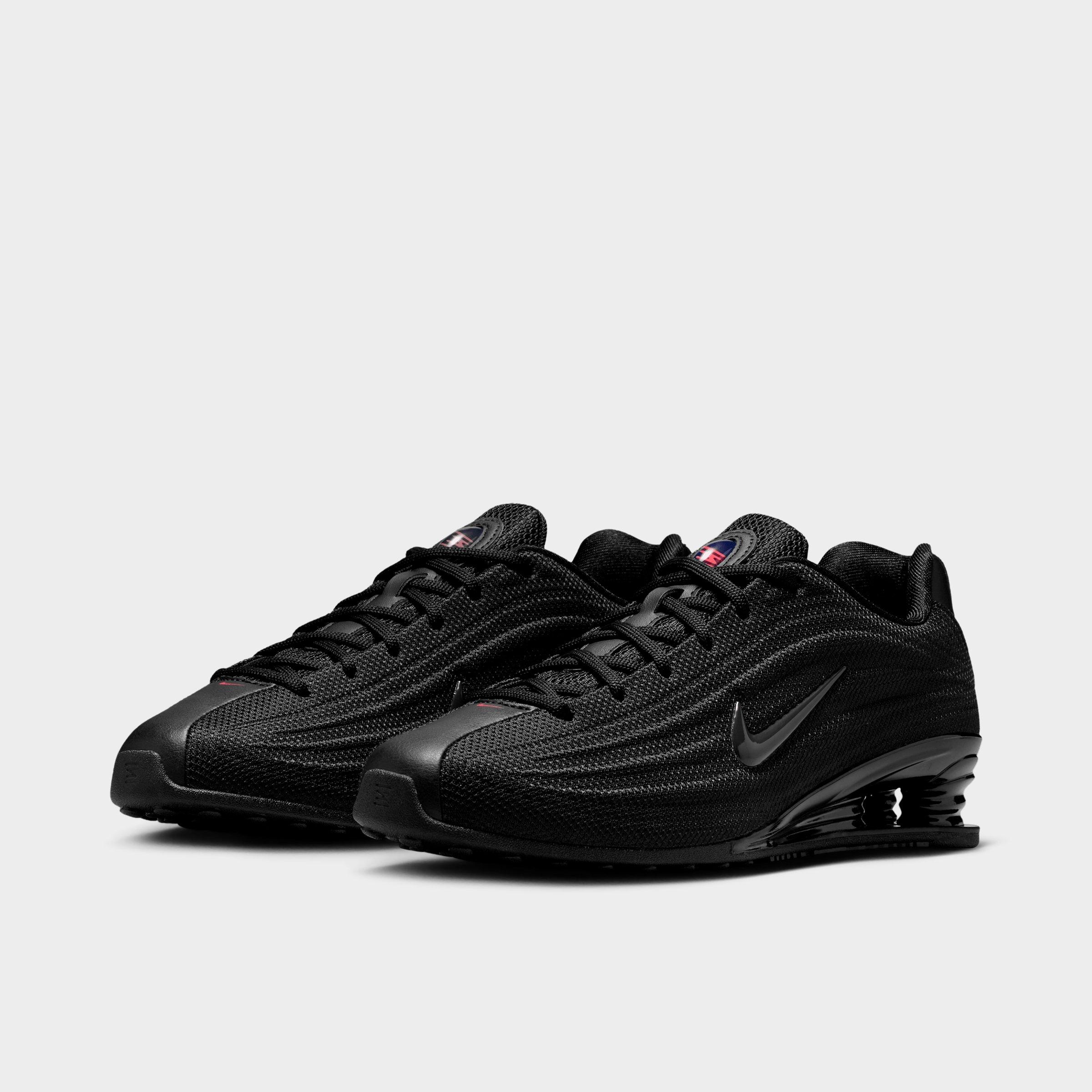 Women's Nithtke Shox Z Casual Shoes - Part 1 - Black/University Red/Black - Both shoes facing left