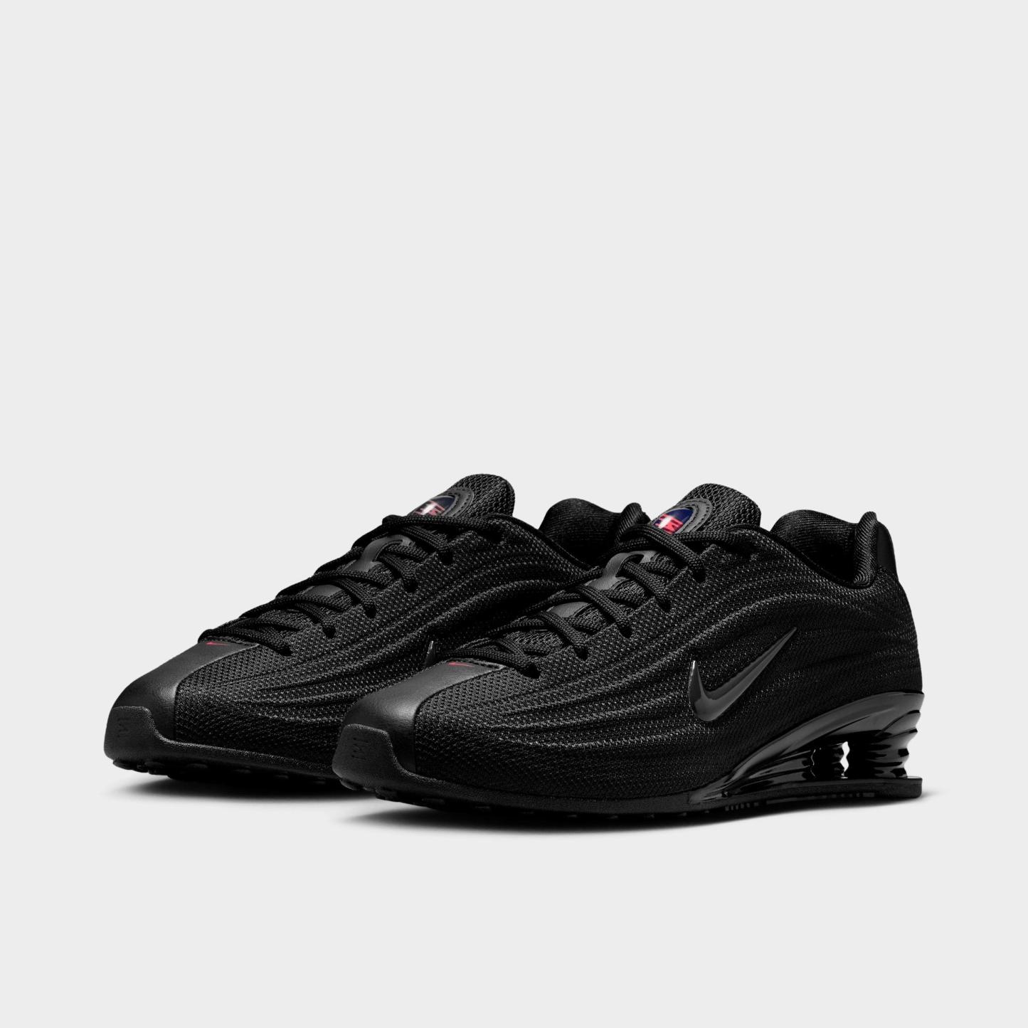 Women's Nithtke Shox Z Casual Shoes - Part 1 - Black/University Red/Black - Both shoes facing left