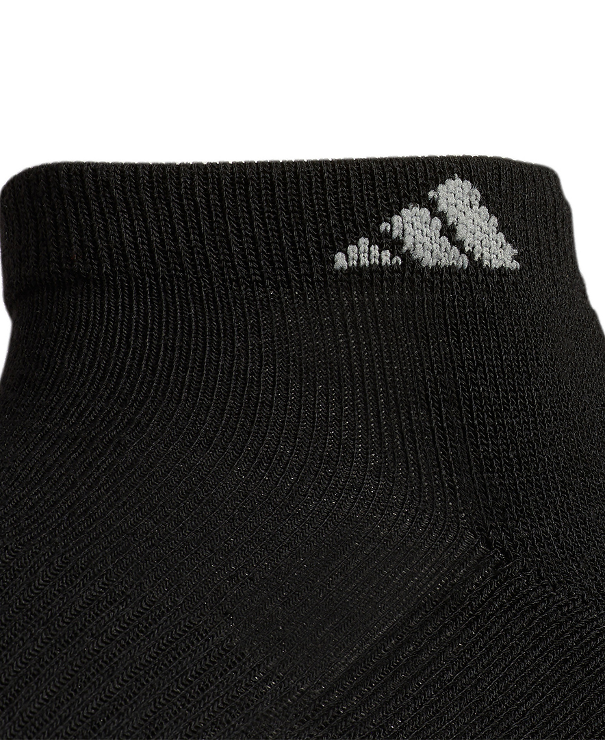 adidas Men's Cushioned Athletic 6-Pack Low Cut Socks - Black