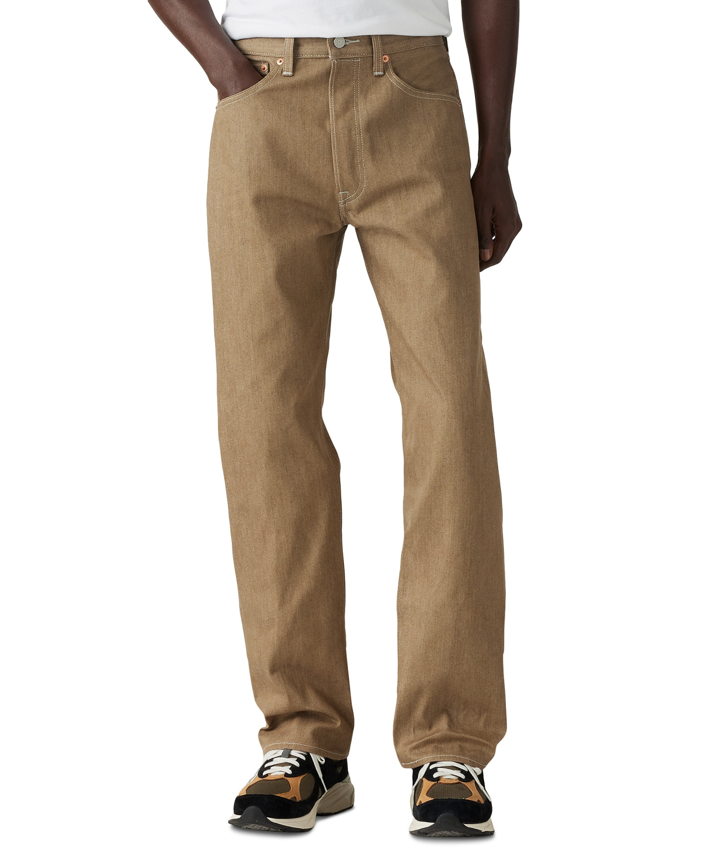 Levi's Men's 501® Original Shrink-to-Fit™ Non-Stretch Jeans - Beige