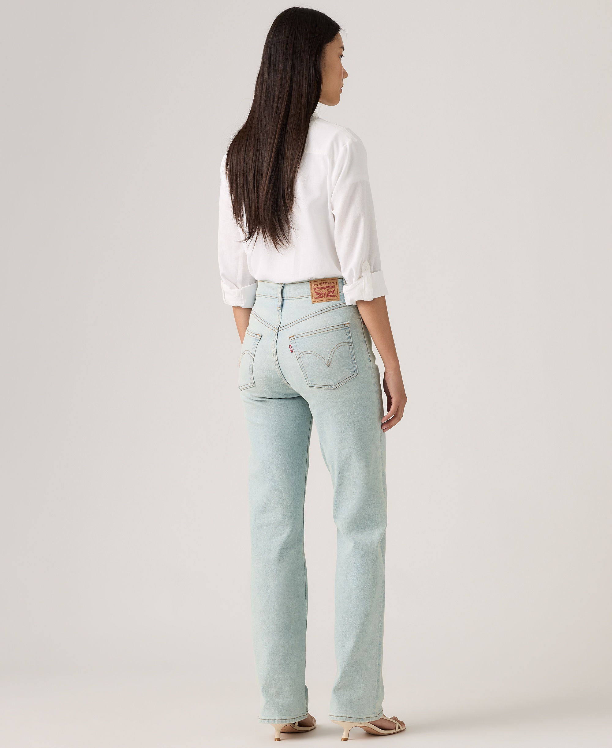 Levi's Women's Ribcage High-Rise Straight Full Length Jeans - Project Parallel