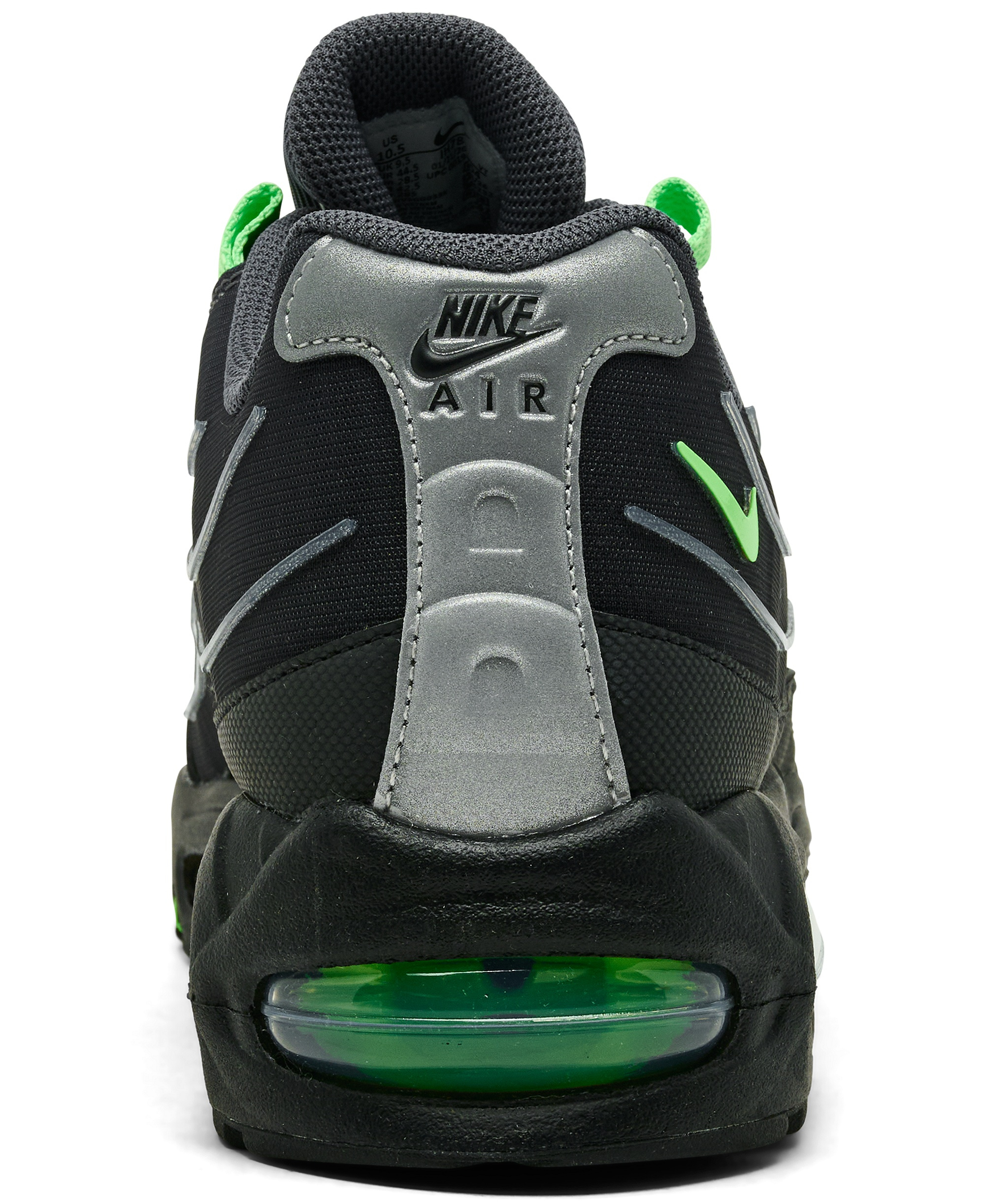 Nike Men's Air Max 95 Big Bubble Tech Casual Sneakers from Finish Line - Wolf Gray, Silver, Steam