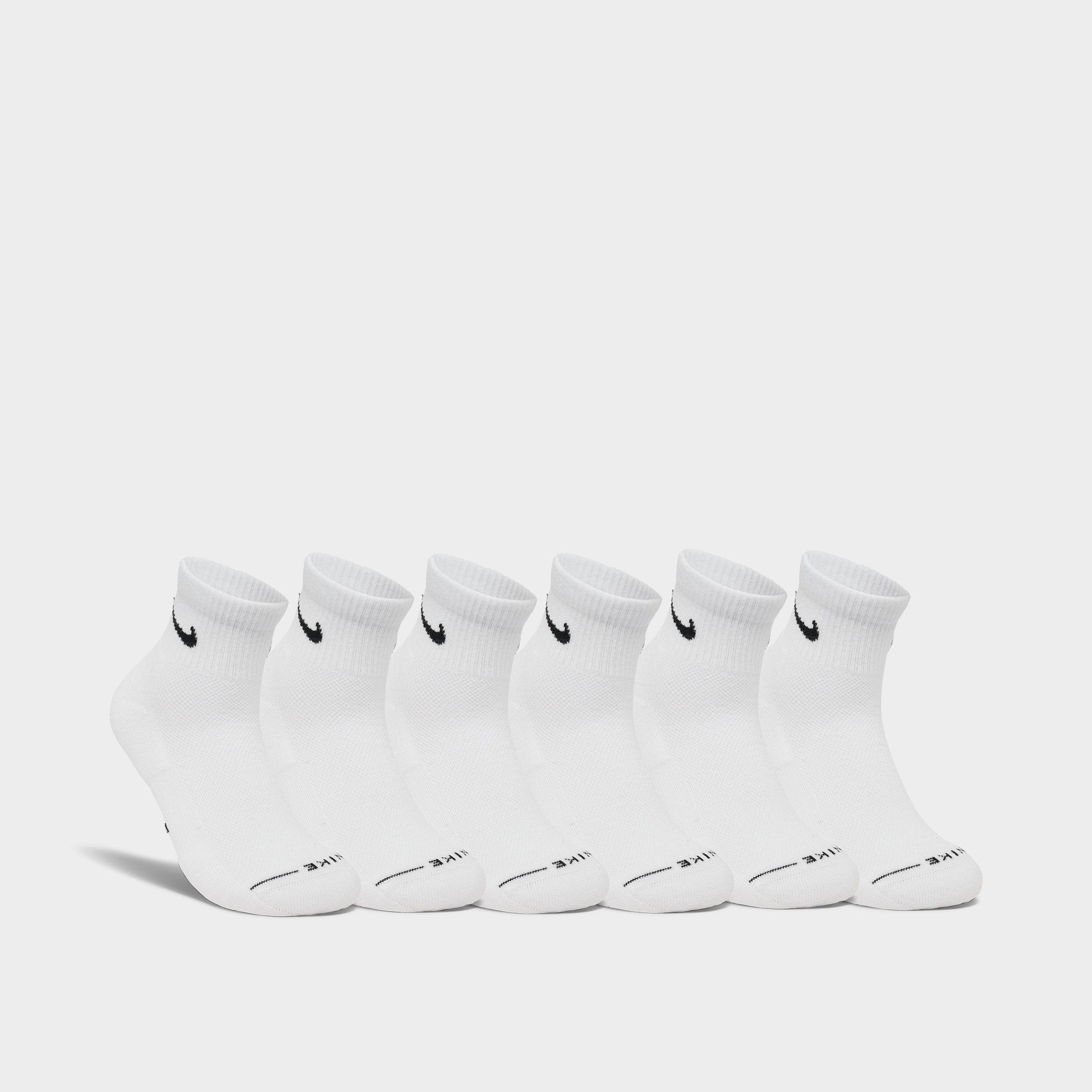 Nithtke Everyday Elevated Ankle Socks (6-Pack) - White/Black