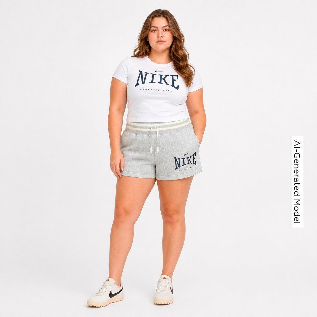 Women's Nithtke Sportswear Slim Mod Crop T-Shirt - White