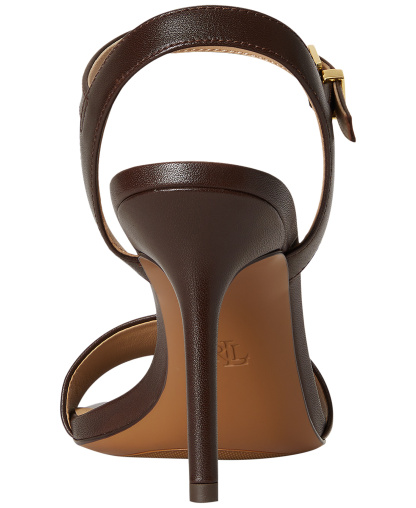 Lauren Ralph Lauren Women's Gwen Stiletto Sandals - Chestnut Brown