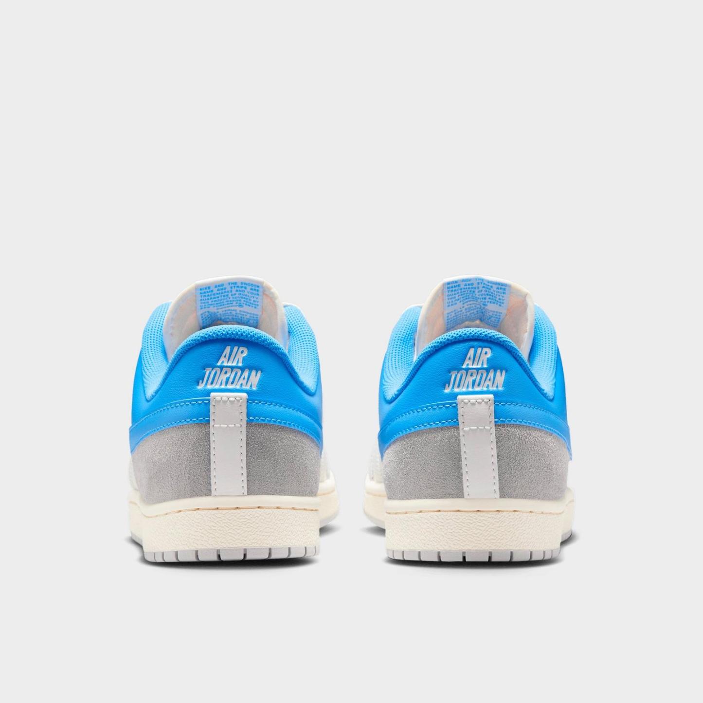 Men's Air Jordan Skyline Low Casual Shoes - Summit White/Light Smoke Grey/Sail/University Blue - view 4