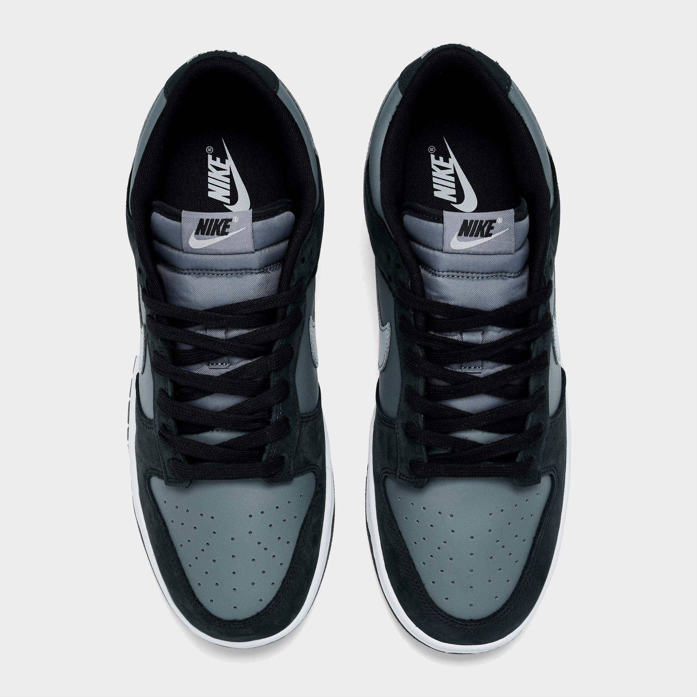 Men's Nithtke Dunk Low Retro Casual Shoes - Part 3 - Black/Light Smoke Grey/Smoke Grey/White - Top view
