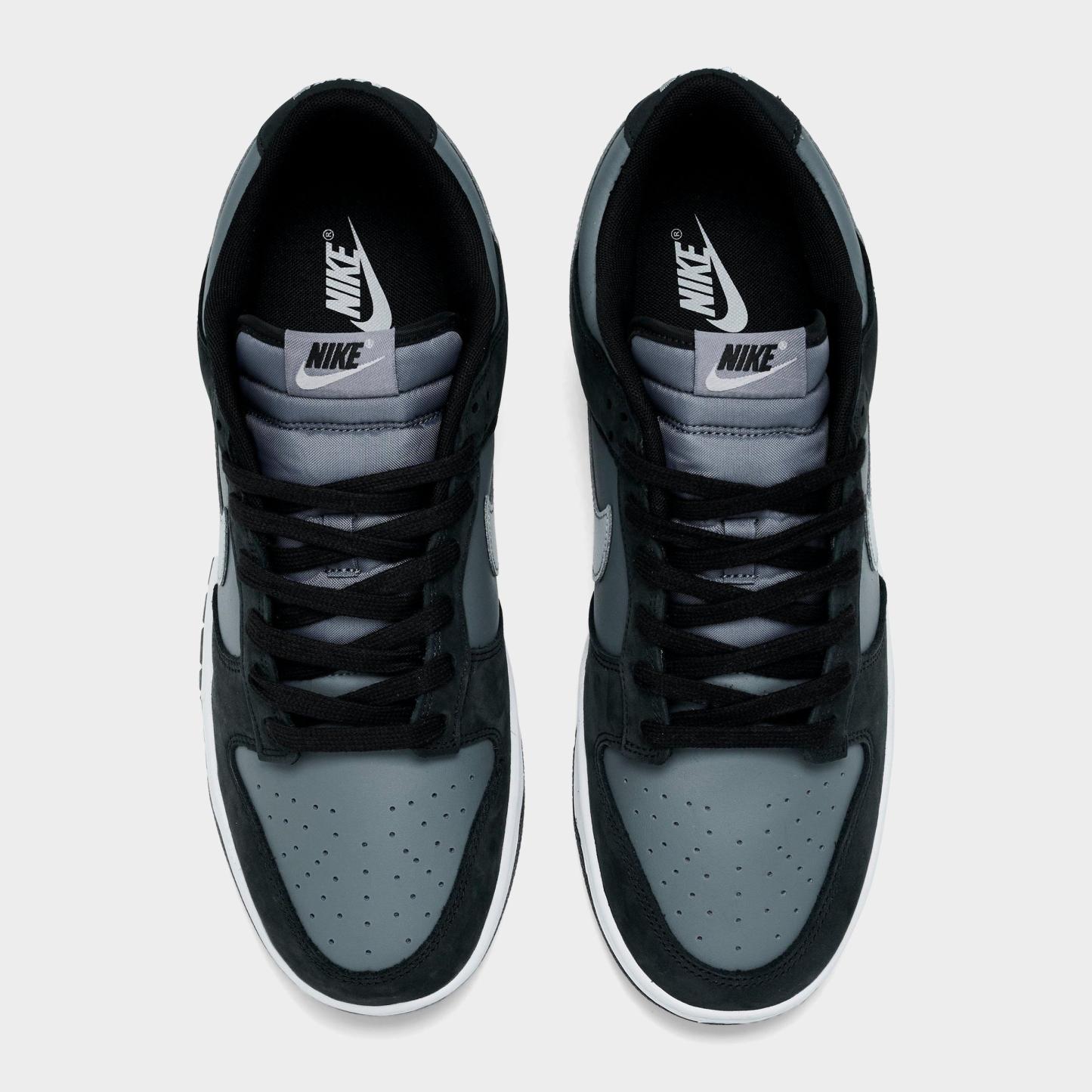 Men's Nithtke Dunk Low Retro Casual Shoes - Part 3 - Black/Light Smoke Grey/Smoke Grey/White - Top view