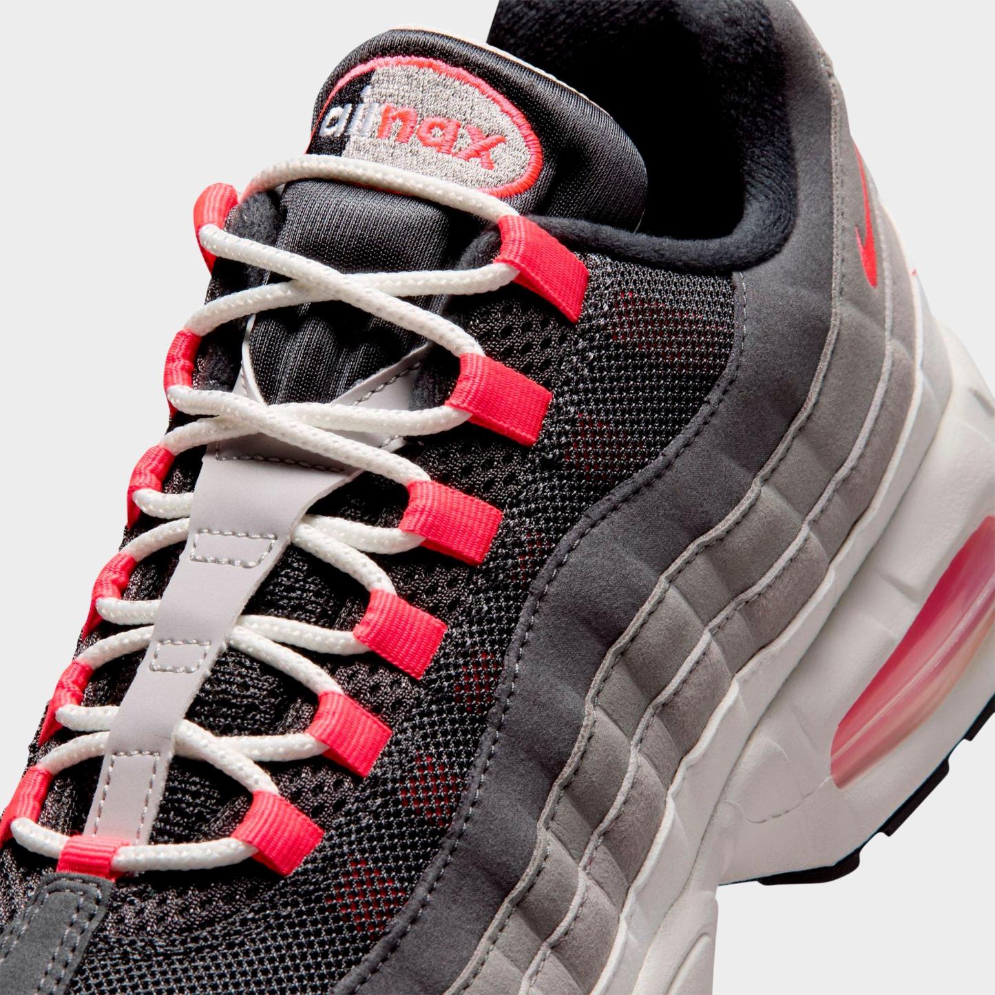 Men's Nithtke Air Max 95 Big Bubble Scorpion Casual Shoes - Part 2 - Anthracite/Solar Red/Light Graphite/Light Charcoal - Detail shot