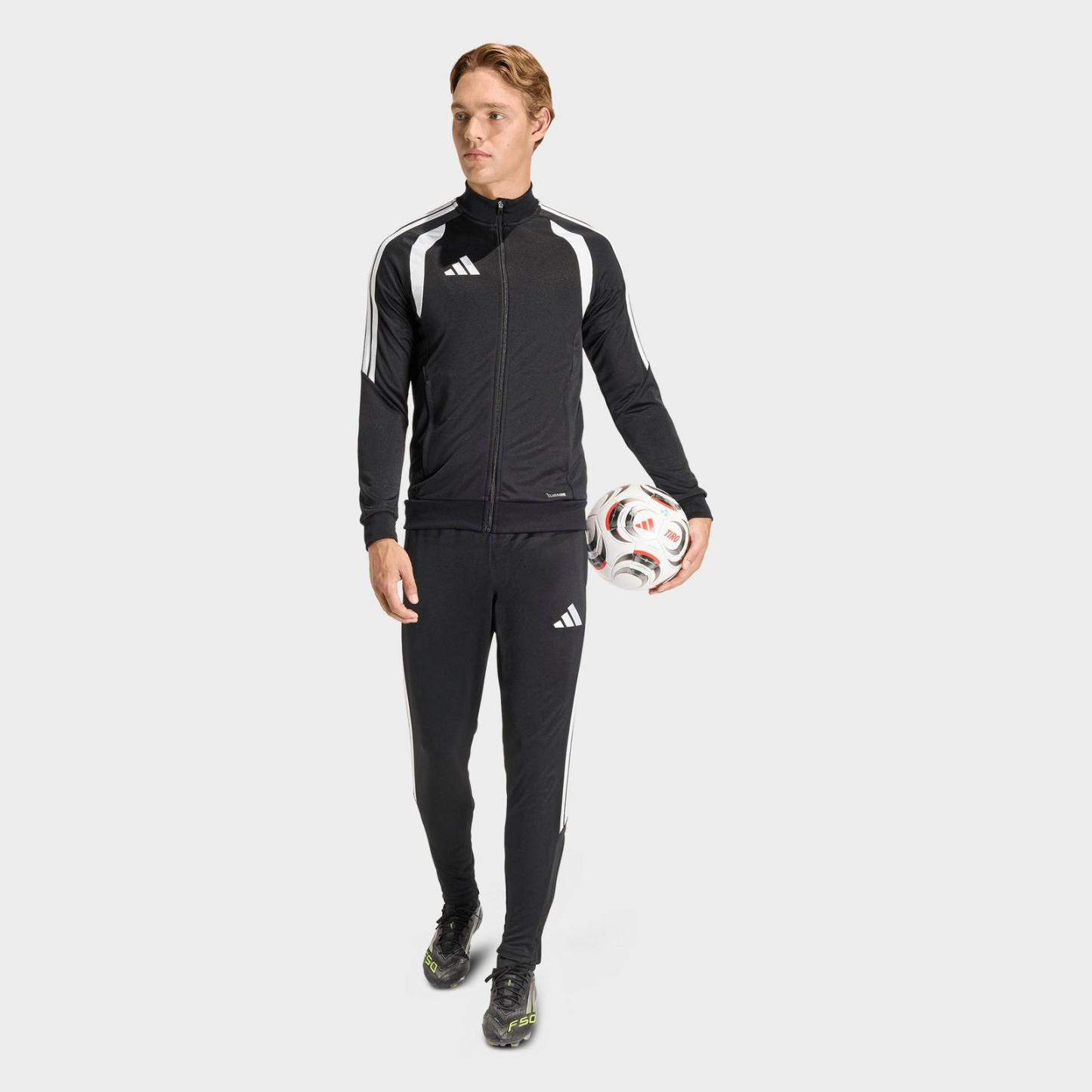 Men's adidas Tiro 26 League Soccer Training Pants - Black/White - view 2