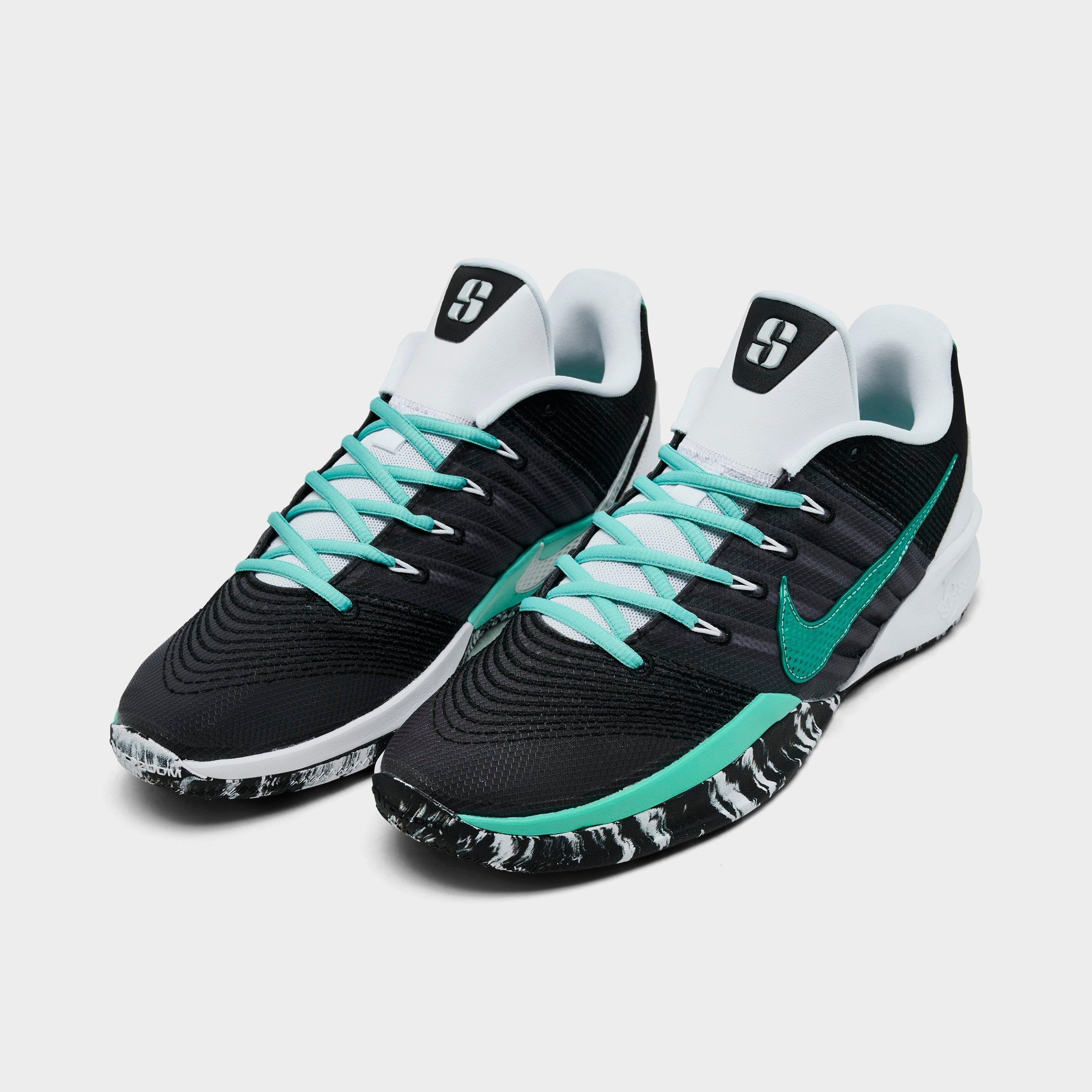 Nithtke Sabrina 3 Basketball Shoes - White/Mint/Black - Both shoes facing left
