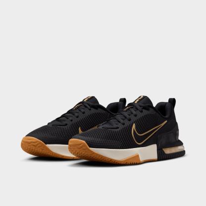Men's Nithtke Air Max Alpha Trainer 6 Training Shoes - Part 3 - Black/Sail/Gum Light Brown/Parachute Beige - Both shoes facing left