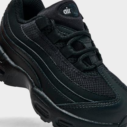Kids' Toddler Nithtke Air Max 95 Recraft Casual Shoes - Black/Black/Black/Anthracite - Detail shot