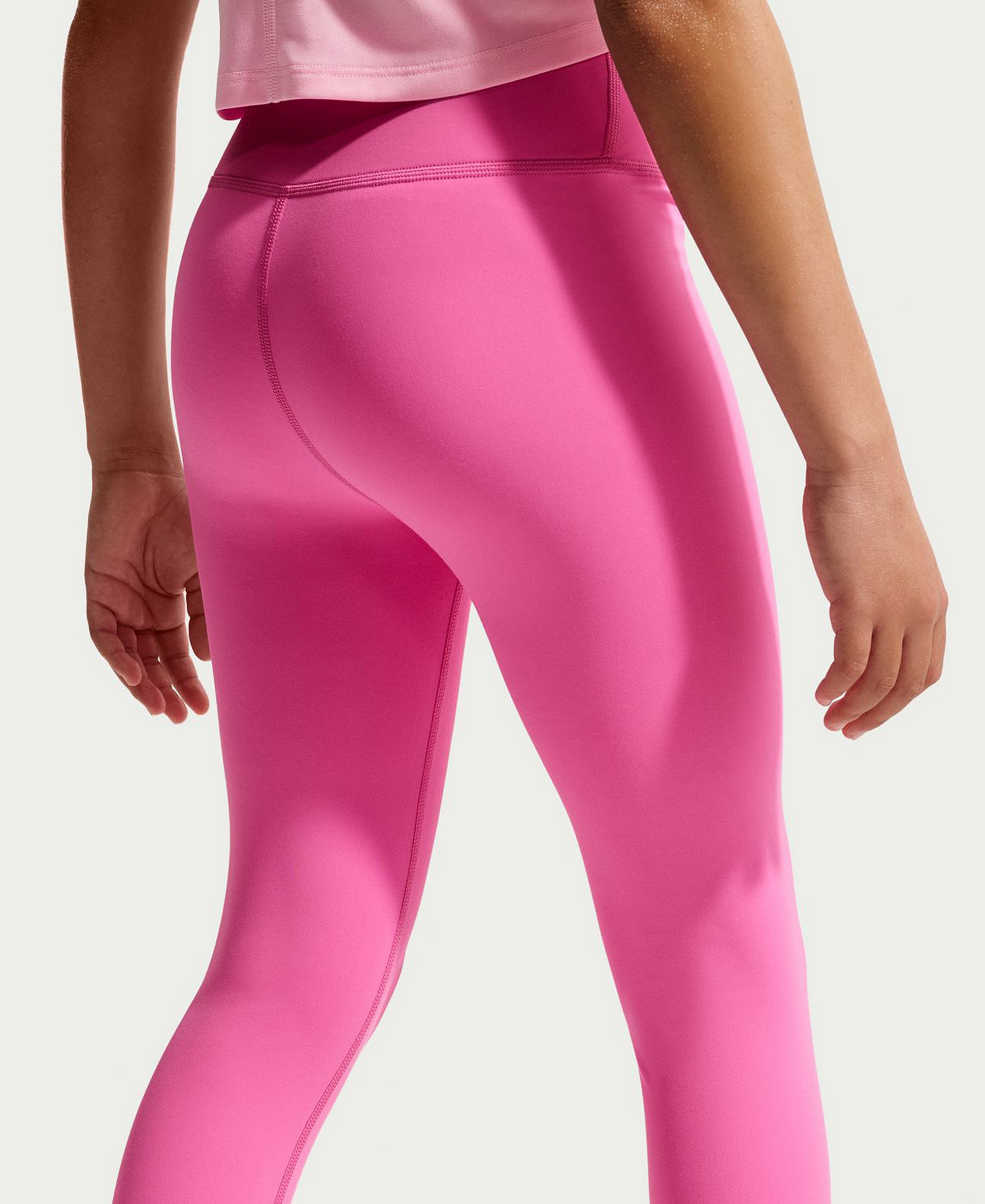 Nike Girls' 7-16 One Dri-FIT High-Waisted Leggings - Pink