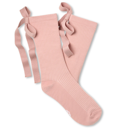 UGG Women's Serenella Novelty Bow Ribbed Crew Socks - Dusk