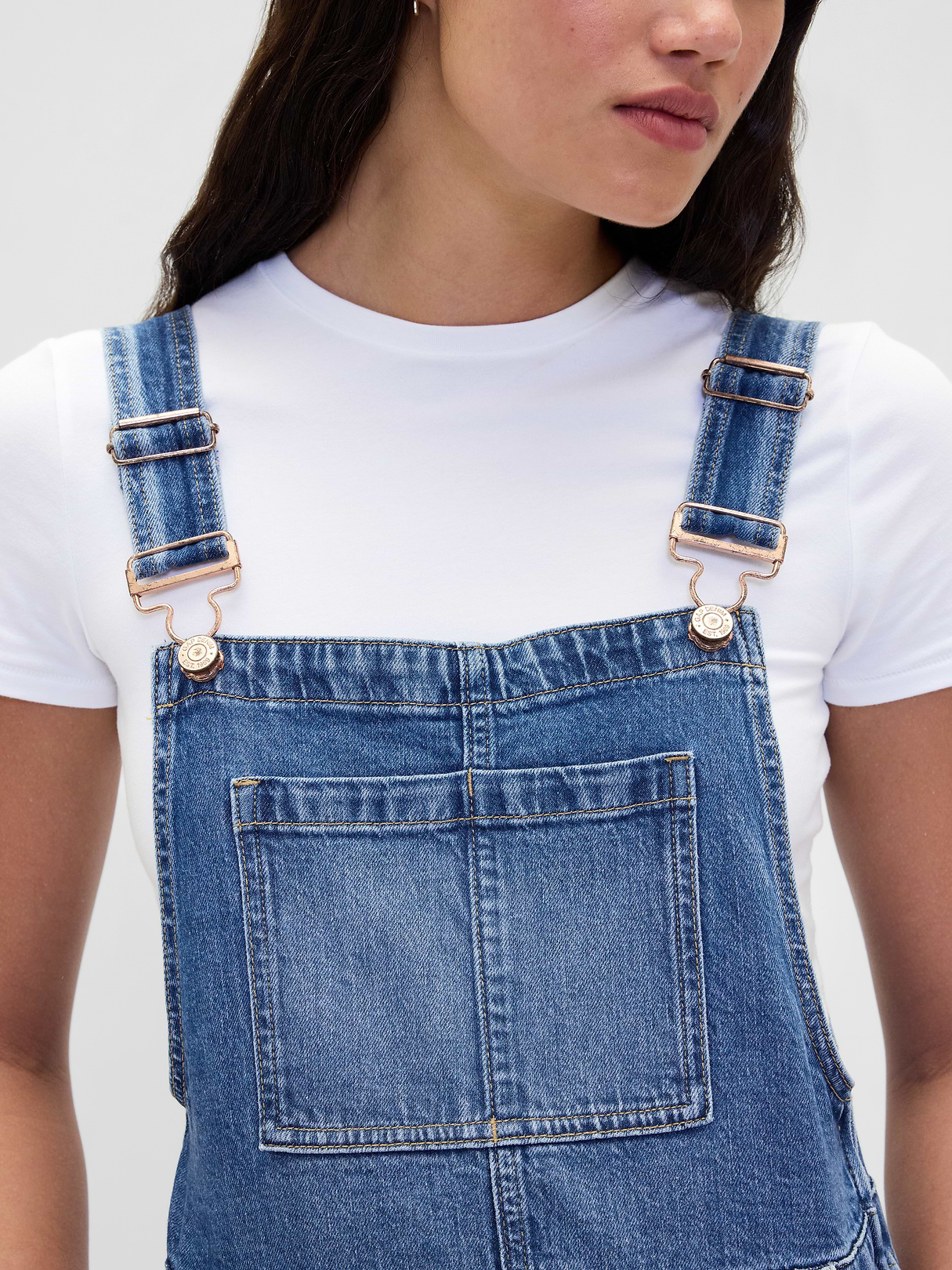Long & Lean Overalls - Medium indigo
