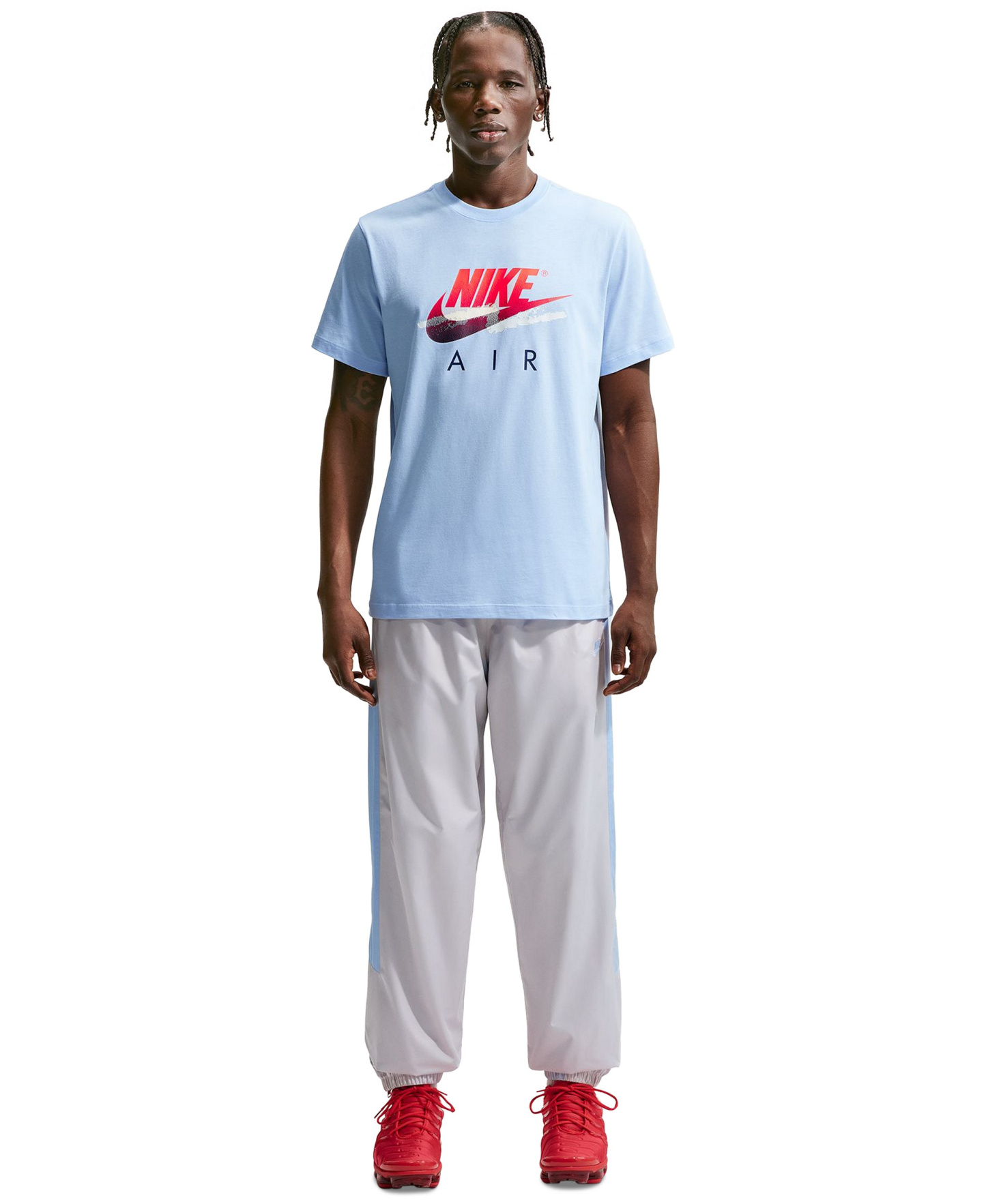 Nike Men's DNA Futura Crewneck T-Shirt - Hydrogen Blue