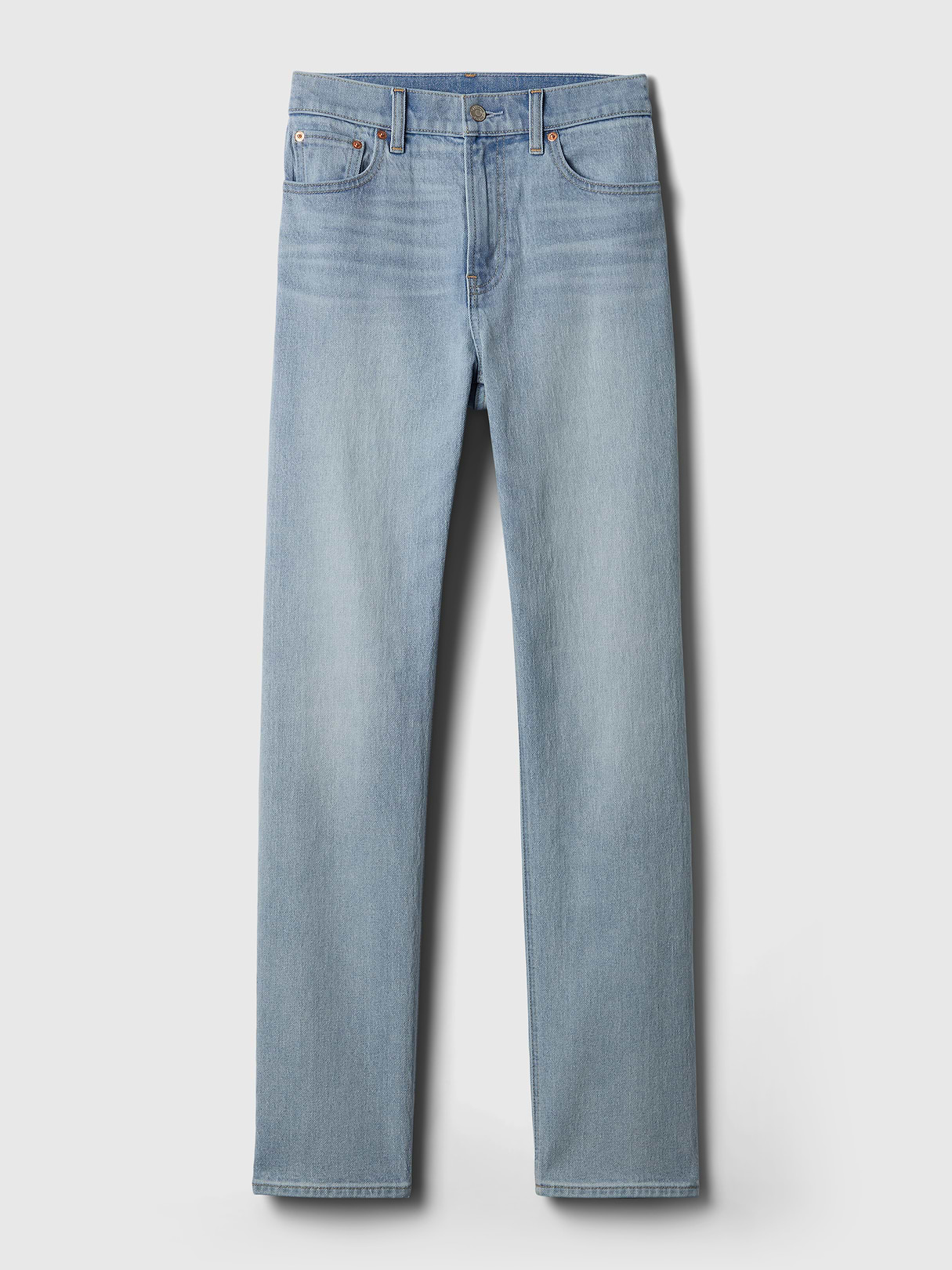 High Rise '90s Slim Straight Jeans - light indigo