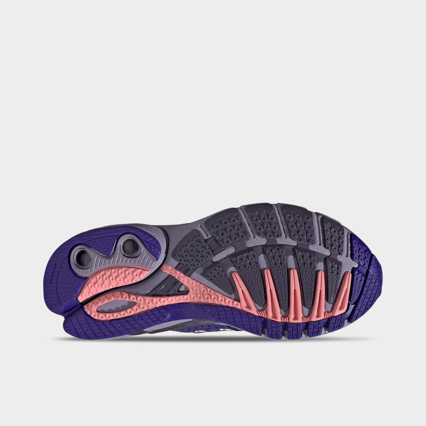 Girls' Big Kids' adidas x Liberty London Adistar Control 5 Casual Shoes - Purple/Energy Ink/Magic Lilac - Bottom view