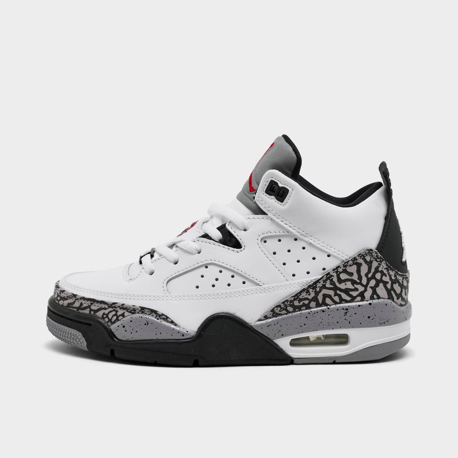 Big Kids' Air Jordan Son of Mars Low Casual Shoes - White/Varsity Red/Light Smoke Grey/True Blue - view 1