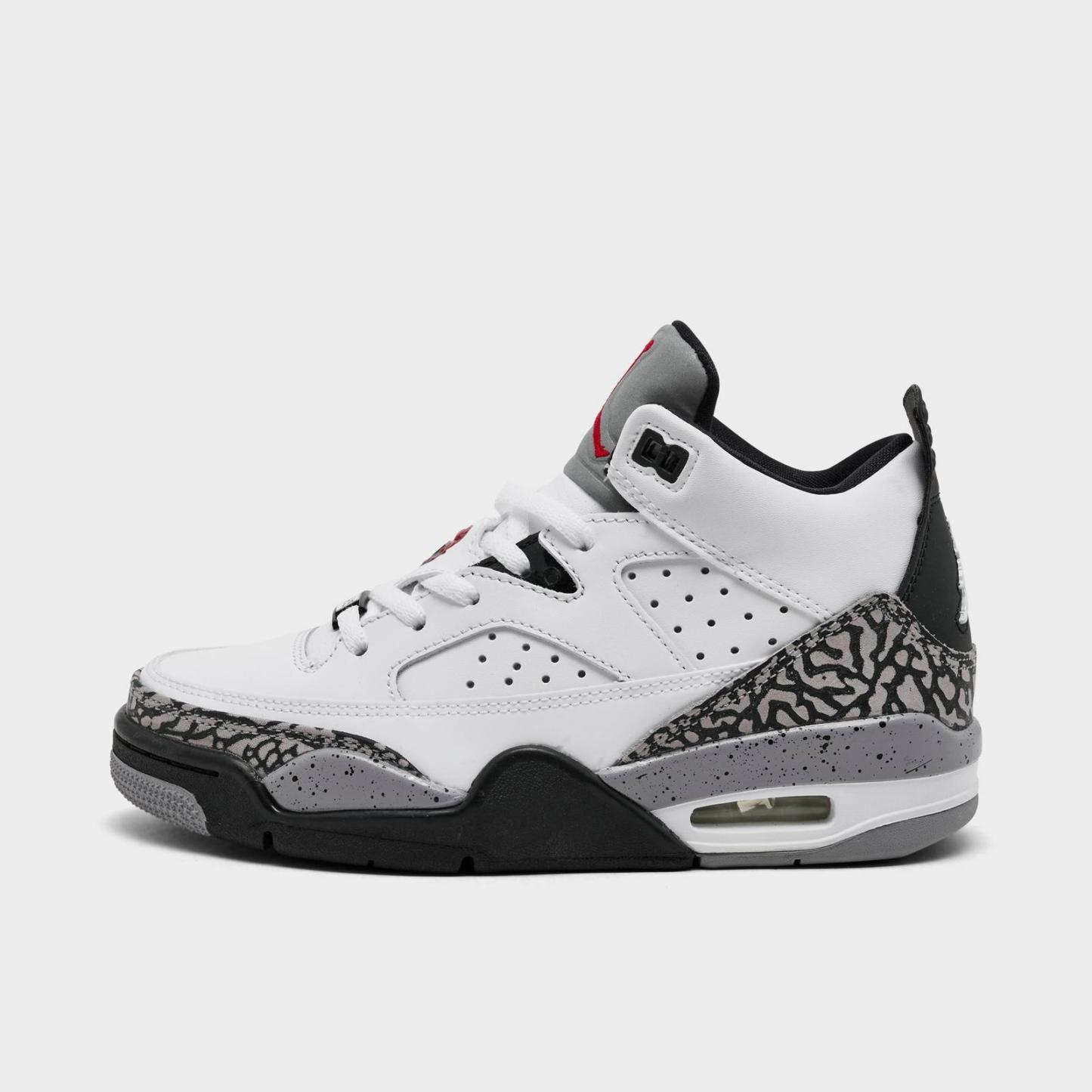 Big Kids' Air Jordan Son of Mars Low Casual Shoes - White/Varsity Red/Light Smoke Grey/True Blue - view 1
